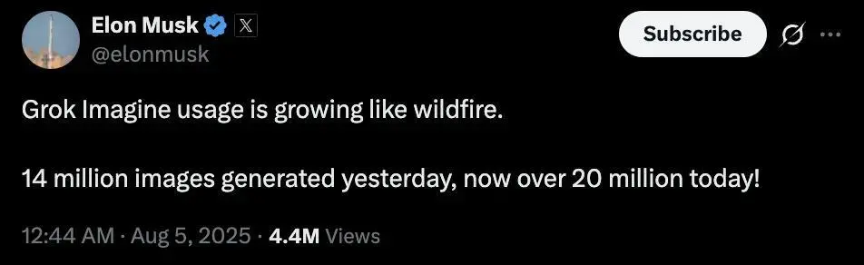 Grok新上的AI視頻生成,自帶“擦邊”模式,馬斯克靠“踩黃線”稱霸AI? 圖片