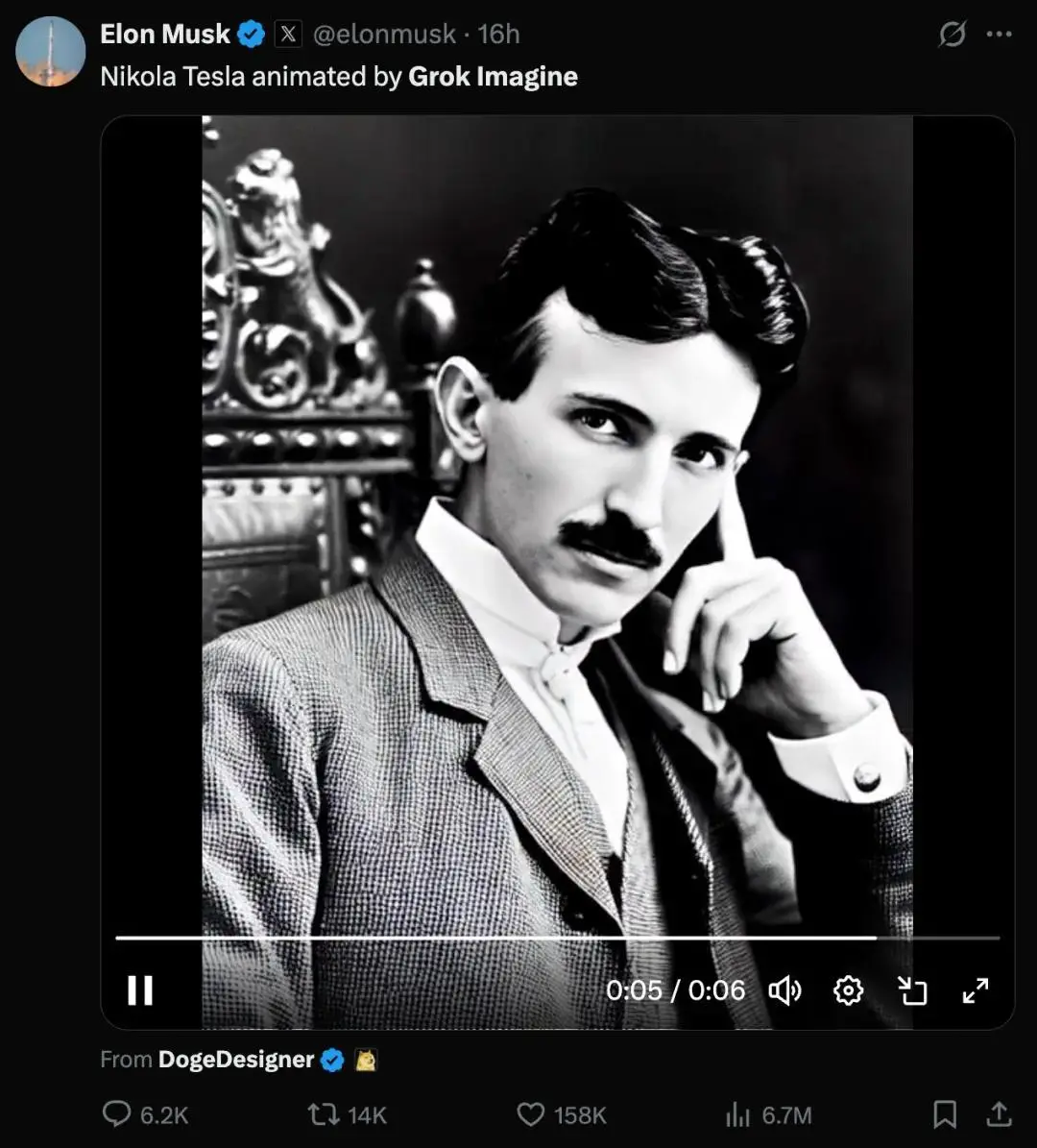 Grok新上的AI視頻生成,自帶“擦邊”模式,馬斯克靠“踩黃線”稱霸AI? 圖片