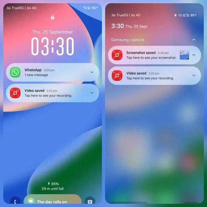 三星 One UI 8.5系統曝光:定制快捷面板