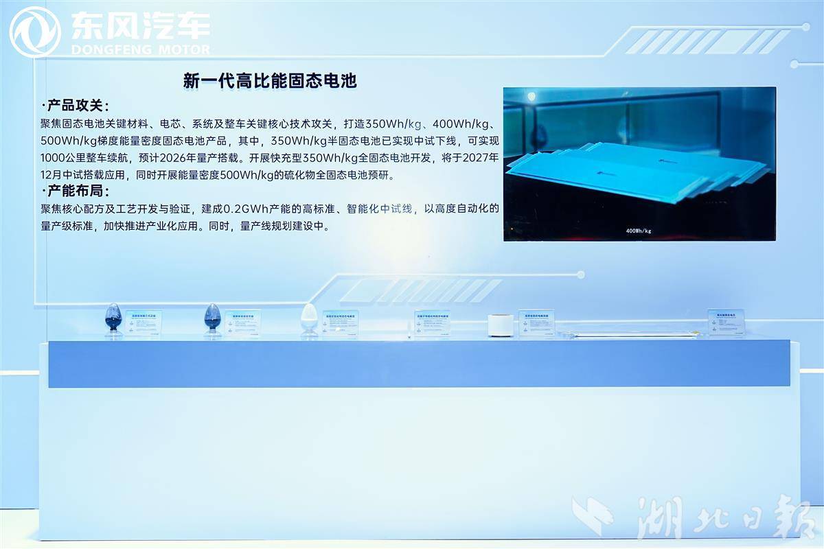 東風(fēng)汽車亮相2025世界動力電池大會 固態(tài)電池將于明年9月量產(chǎn)上車
